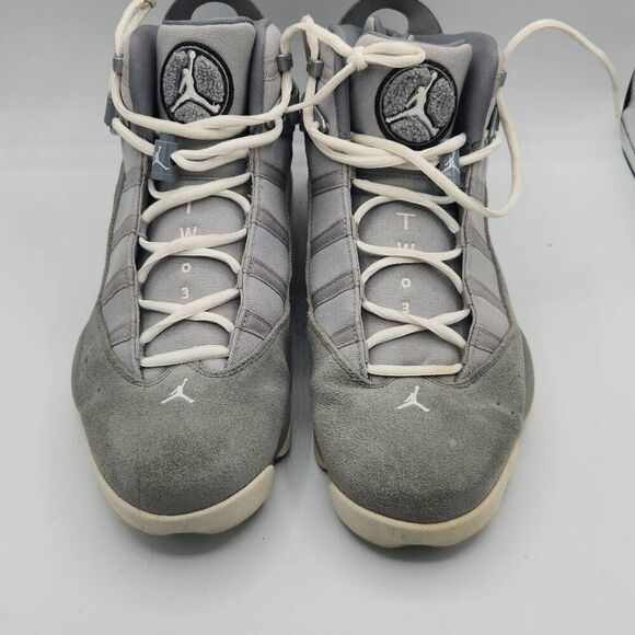 Men’s Air Jordan 6 Rings Size 11 Silver Cool Grey White Jordan 322992-014 Xi main image 7